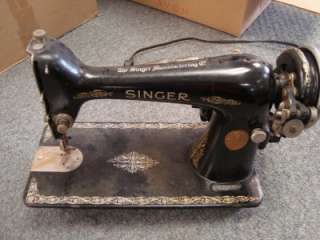 1928 Antique Singer Filigree Model 66 Electric Sewing Machine Free 