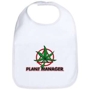  Baby Bib Cloud White Marijuana Plant Manager Everything 