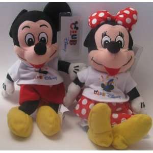   Bag Plush Mickey Mouse and Minnie Mouse Club Disney 