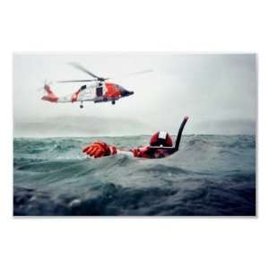 Kodiak Rescue Swimmer   Coast Guard Print 