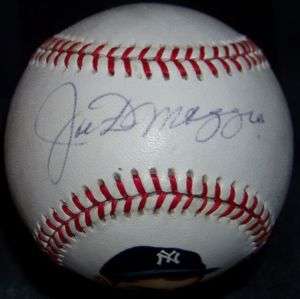 Joe DiMaggio Signed Autographed Hand Painted Baseball  