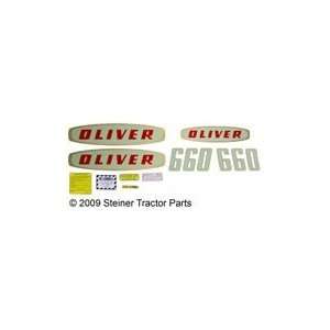  OLIVER EARLY 660 GAS MYLAR DECAL SET Automotive
