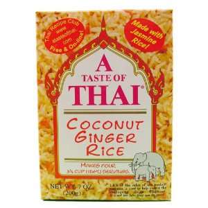 Taste Of Thai, Rice, Coconut Ginger, 6/7 Oz  Grocery 