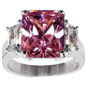  Emitations The Simulated Pink Diamond Engagement Ring, 9 