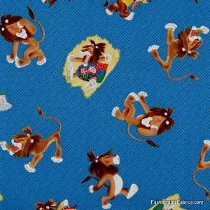  Little Golden Books Tawny Scrawny Lion on blue by Quilting 