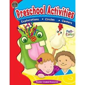   Preschool Activities Book By Teacher Created Resources: Toys & Games