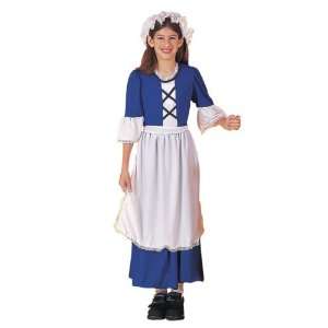   F54149 S Colonial Girl Child Costume Size Small: Office Products