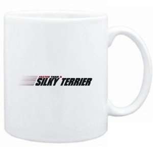    Mug White  FASTER THAN A Silky Terrier  Dogs: Sports & Outdoors