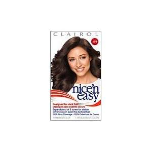  Clairol Nice N Easy Hair Color #129 Medium Brown Kit 