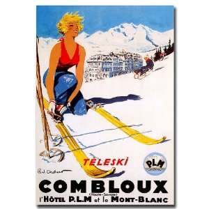  Combloux by Paul Ordner Gallery Wrapped 24x32 Canvas Art 