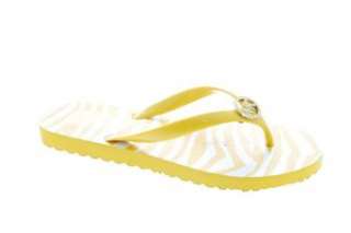 MICHAEL Michael Kors NEW MK Womens Flip Flops Sandals Yellow Designer 