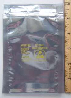 100 SCC 1000 Static Shielding Bags, 3 x 5, Zip Top  