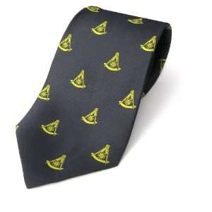    Masonic Past Master Tie with Square and Compasses 