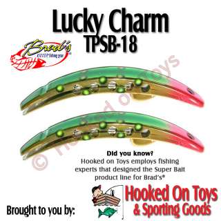 Brads 2 Pack Super Bait Lucky Charm TPSB 18 Salmon Lure  