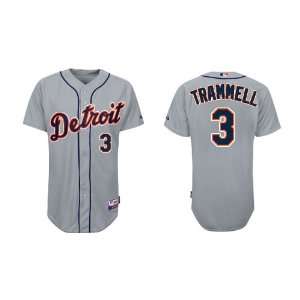  Detroit Tigers #3 Alan Trammell Grey 2011 MLB Authentic 