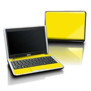 Solid State Yellow Design Protective Skin Decal Sticker for DELL Mini 