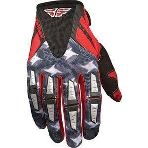  Fly Racing Kinetic Gloves   2011   10/Red/Grey: Automotive
