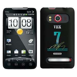  Michael Vick Signed Jersey on HTC Evo 4G Case  Players 