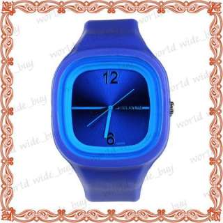   Fashion Quartz Charming Colorful Jelly Wrist Watch Silicon XMAS Gift