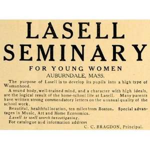   Seminary School Typhoid Fever   Original Print Ad