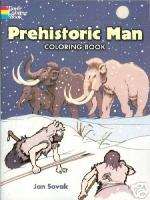 Prehistoric Man Coloring Book 9780486444321  