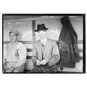 Ira Thomas (left) & Connie Mack (right),Philadelphia AL (baseball 