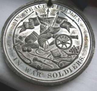 1865 Philadelphia Fire Dept Commemoration Medal  