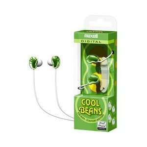   CBS G COOL BEANSDIGITAL EAR BUDS GREEN (Headphones / In Ear / Earbud