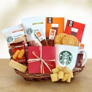 Starbucks Coffee and Inspiration Gift Basket:  Grocery 