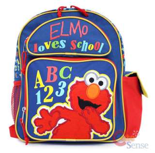 Sesame Street Elmo School Backpack BagMedium 12 ABC  