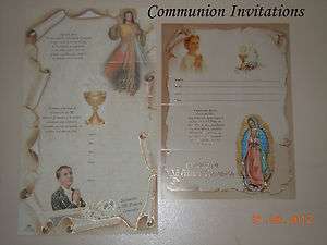 INVITATION 1st Communion Primera Comunion Invitaciones 24pcs.  