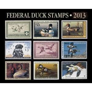  Federal Duck Stamps 2013 Wall Calendar: Office Products