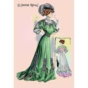  Costume Royals Emerald Charm   12x18 Gallery Wrapped 