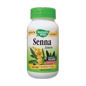 Senna Leaves, 450 mg, 100 Vcaps