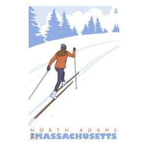  Cross Country Skier, North Adams, Massachusetts Premium 
