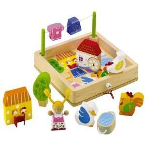  Sevi 81676 Farm Play Puzzle: Toys & Games