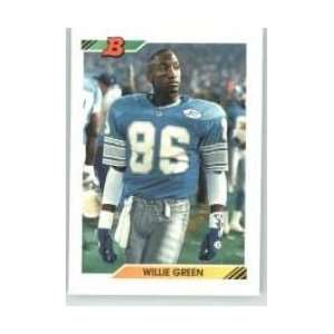 1992 Bowman #326 Willie Green   Detroit Lions (Football 