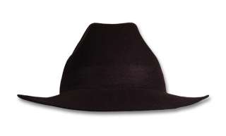 Corleone black fedora hat  100% wool (Sterkowski 1924) L (US 7 1/4 