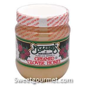 McLures Creamed Clover Honey, 16 Oz:  Grocery & Gourmet 