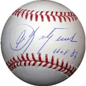  Carl Yastrzemski Signed Baseball   inscribed HOF 89 