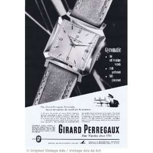  1952 Girard Perregaux Self Winding Xmas Vintage Ad 