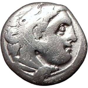 ALEXANDER III the GREAT 310BCColophon Authentic GenuineAncient Silver 