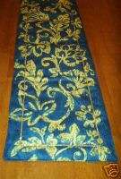 Table Runner French Country Blue and Yellow  