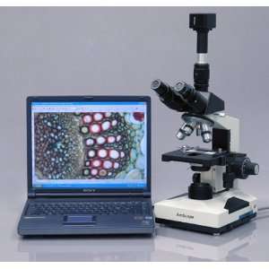   Vet Compound Microscope with USB Camera Industrial & Scientific
