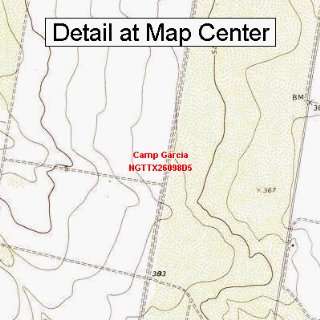   Map   Camp Garcia, Texas (Folded/Waterproof)