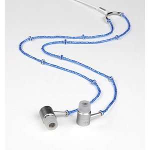  Jewel Buds Crystals Blue Rhinestone Ear Buds Headphones 