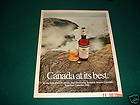 1972 Canada Mist Whiskey At Its Best Waves Crashing ad