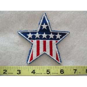  USA Red White and Blue Star Patch 