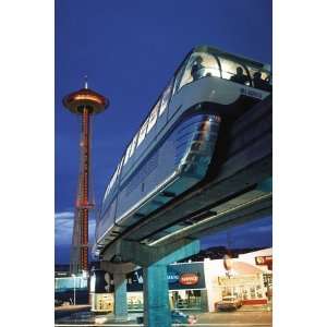  Monorail at Century 21, Seattle Worlds Fair. Space Needle 