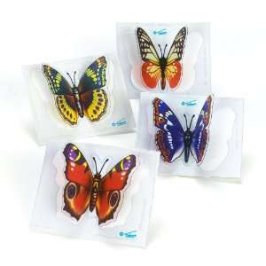   Enterpr. Ltd. 3D Butterfly Sticker Asst. (1 count) 